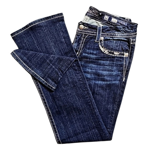 💥Miss Me Mid-Rise Easy Boot Jeans.👢Women's Size: Waist 31x32 Inseam. - Picture 5 of 13